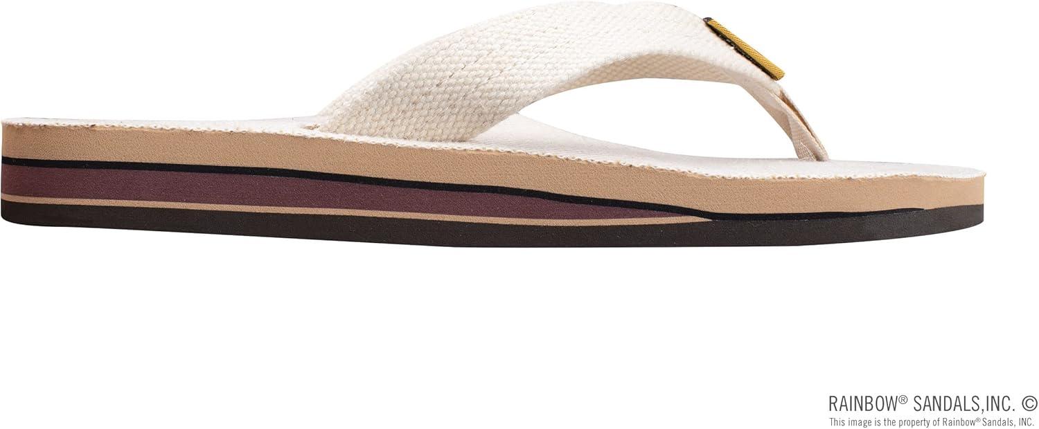 Rainbow Sandals Women’s Double Layer Arch Hemp w/Wide Strap(Natural)