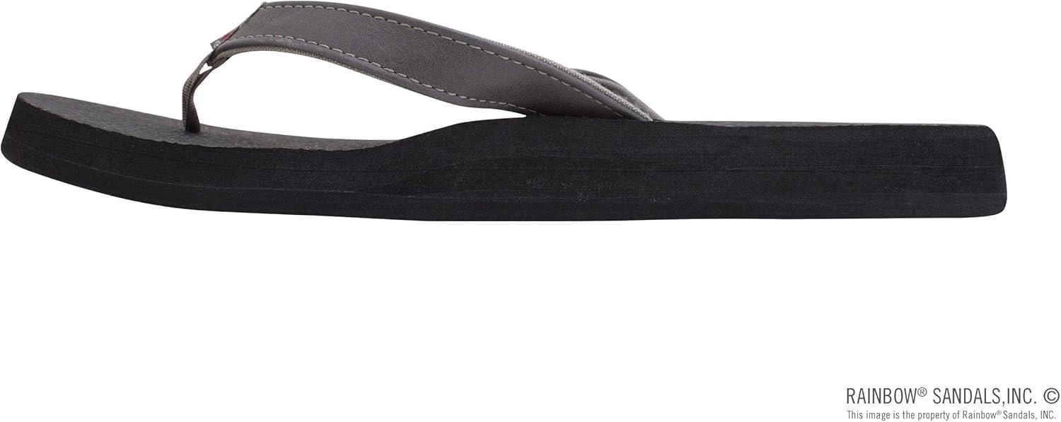 Rainbow Sandals Women’s The Cottons Soft Rubber Top Sole w/Tapered Strap(Grey)