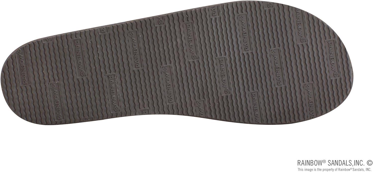 Rainbow Sandals Women’s Double Layer, Narrow Strap, Leather Sandals w/Arch(Tan/Brown)