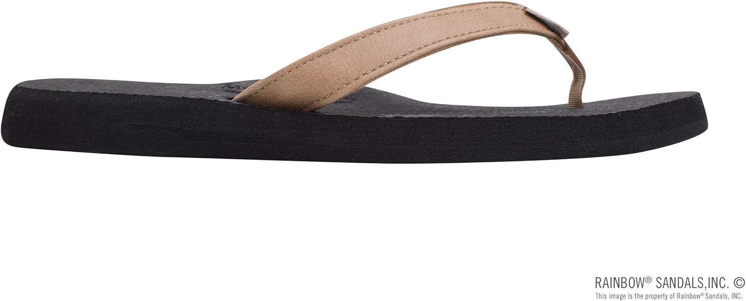 Rainbow Sandals Women’s The Cottons Soft Rubber Top Sole w/Tapered Strap(Sierra Brown)