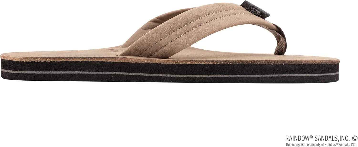 Men’s Luxury Leather Single Layer Arch Sandals(Stone Grey)