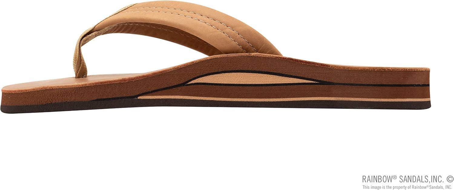 Rainbow Sandals Men’s Double Layer Leather w/Arch Support(Buckskin)