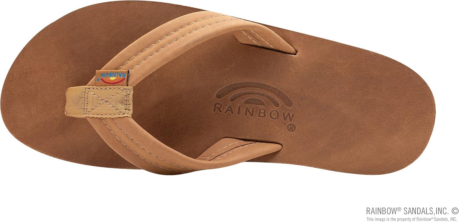 Rainbow Sandals Men’s Double Layer Leather w/Arch Support(Buckskin)