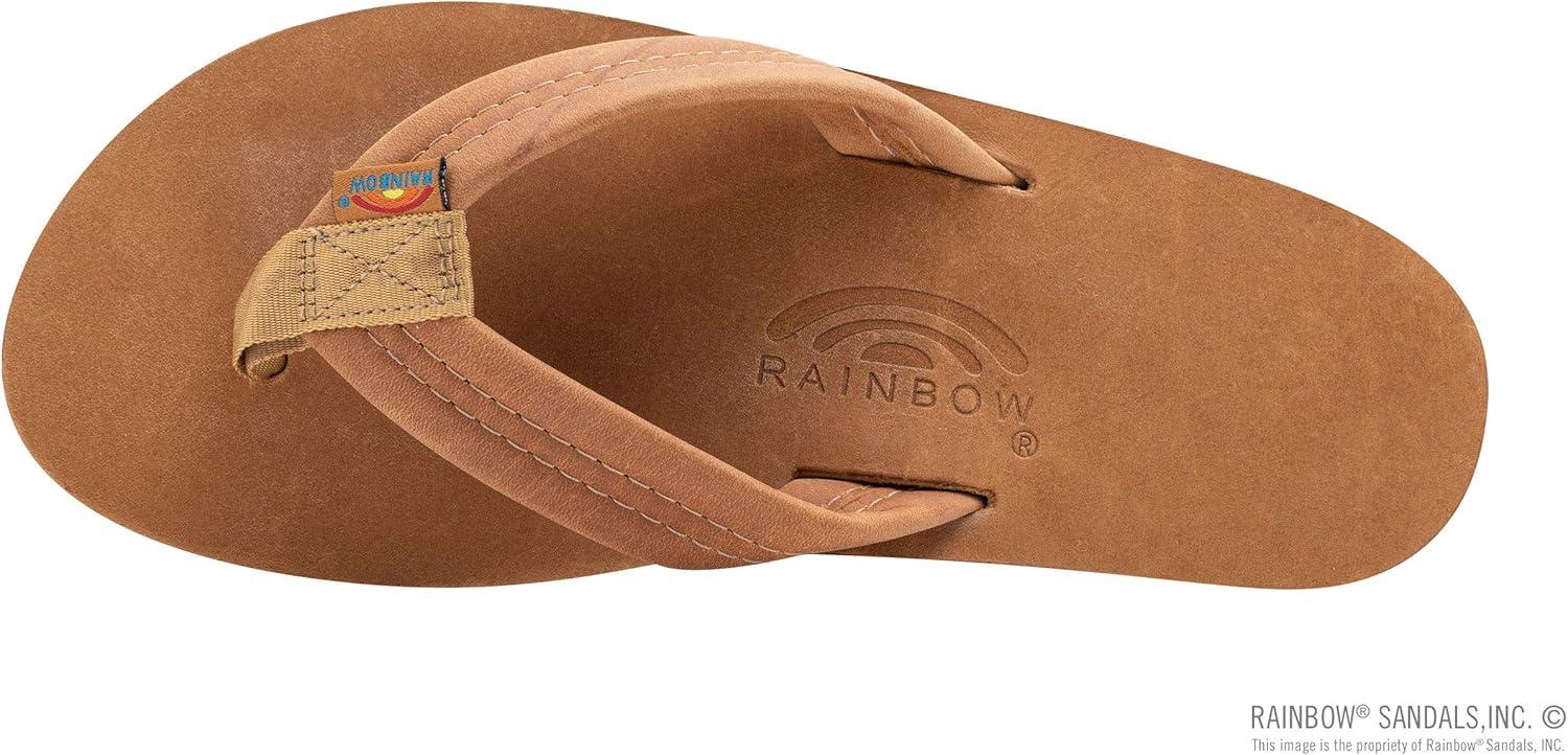 Men’s Luxury Leather Single Layer Arch Sandals(Buckskin)