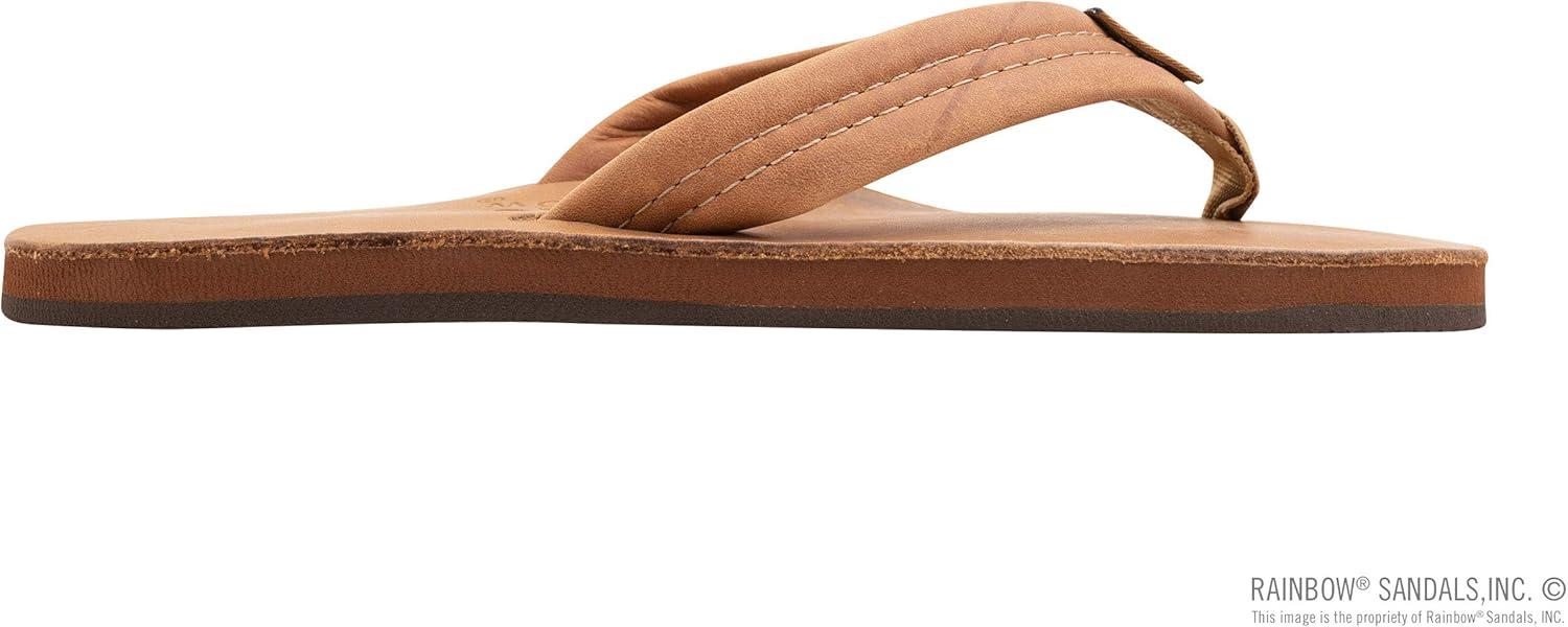 Men’s Luxury Leather Single Layer Arch Sandals(Buckskin)