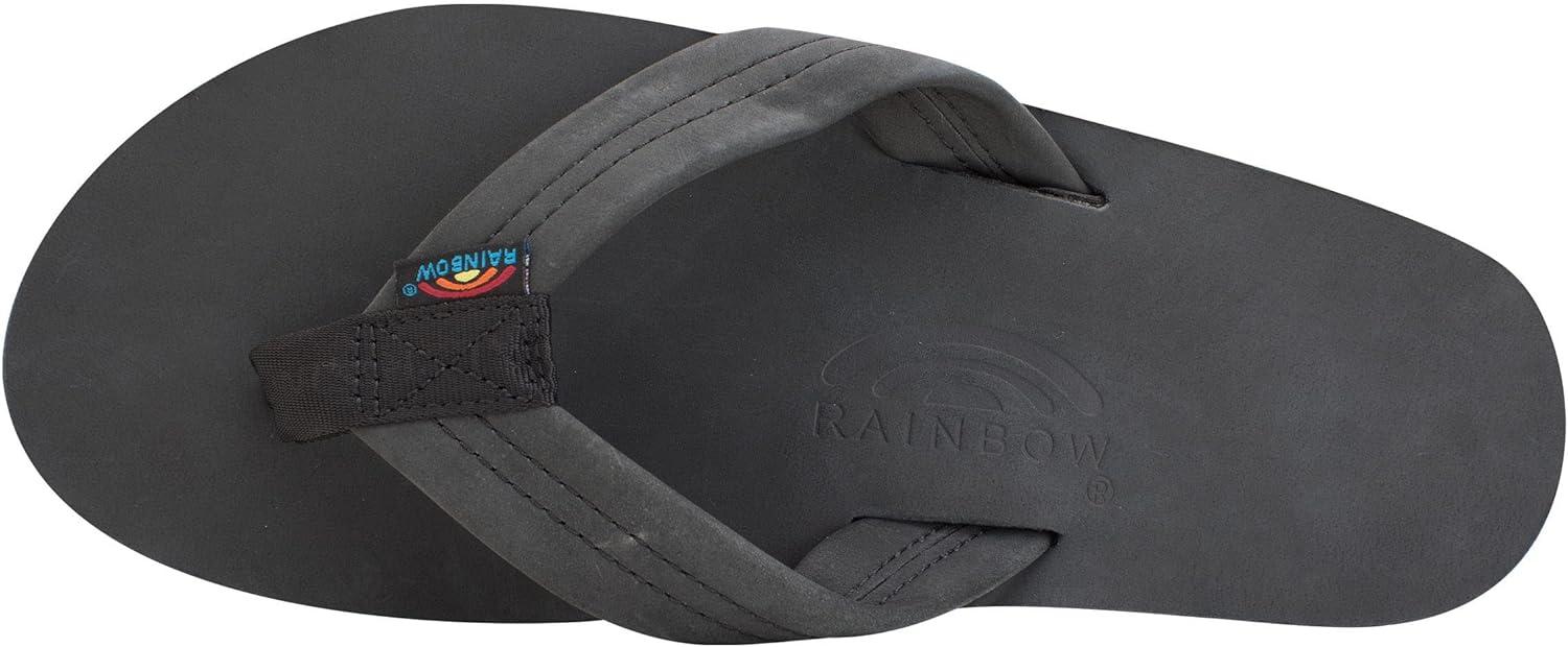 Rainbow Sandals Men’s Single Layer Premier Leather(Premier Black)