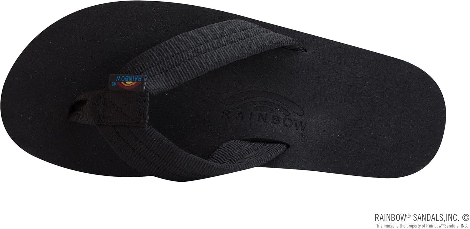 Rainbow Sandals Men’s Cloud Sandals(Black)