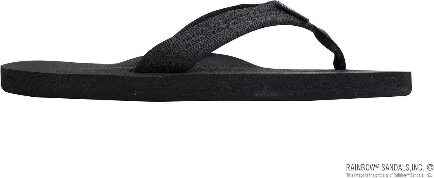 Rainbow Sandals Men’s Cloud Sandals(Black)