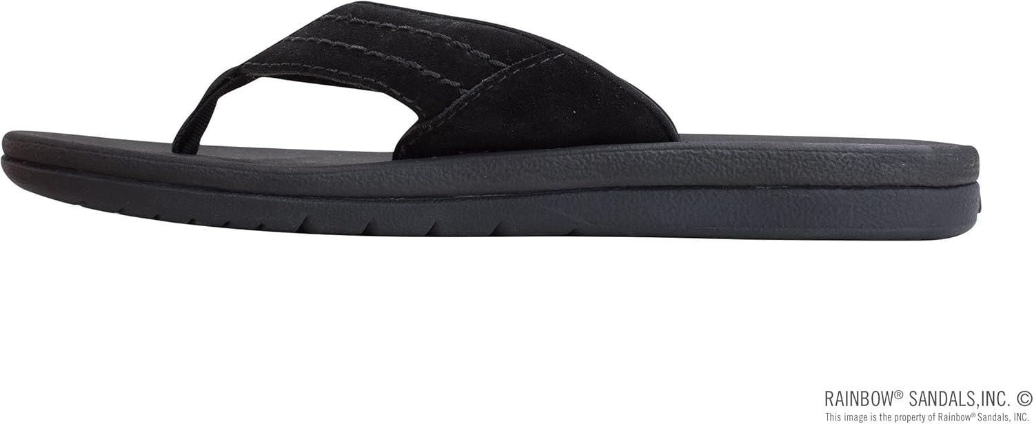 Rainbow Sandals Men’s East Cape Molded Rubber Sandal(Black)
