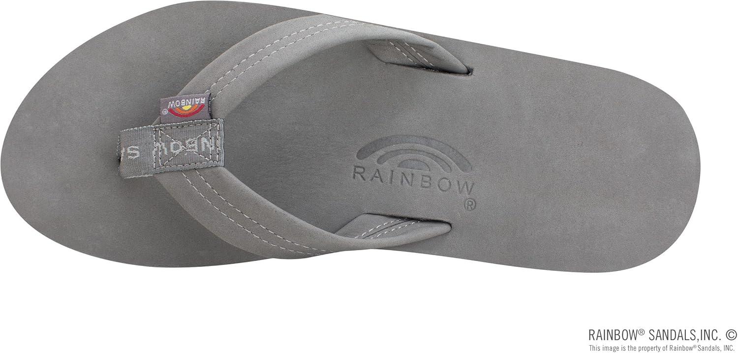 Rainbow Sandals Men’s Single Layer Premier Leather(Grey)