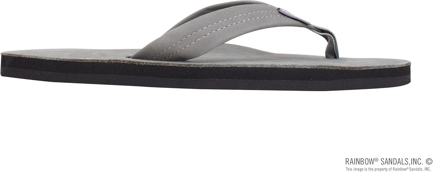 Rainbow Sandals Men’s Single Layer Premier Leather(Grey)