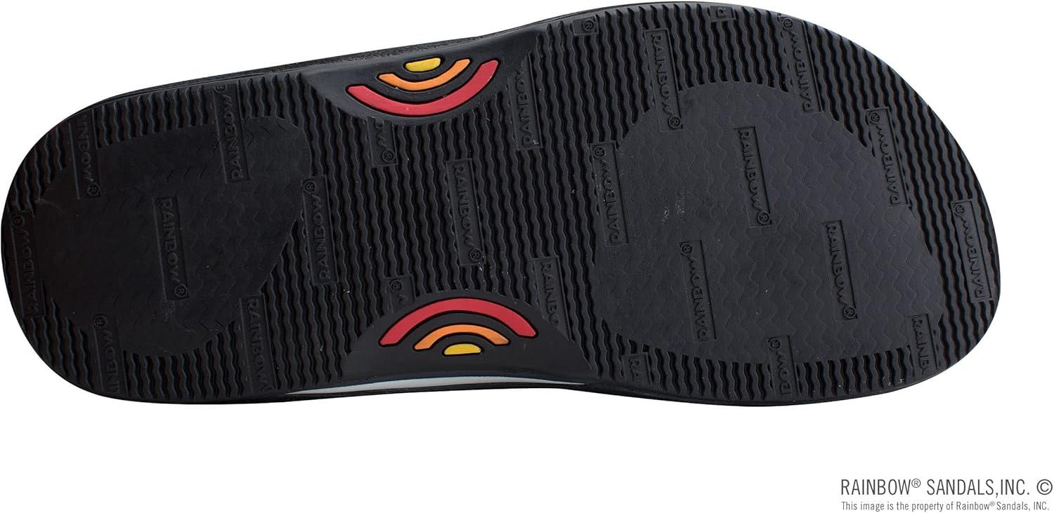 Rainbow Sandals Men’s Mariner Orthopedic Rubber Foot Bed w/Arch Support(Navy)