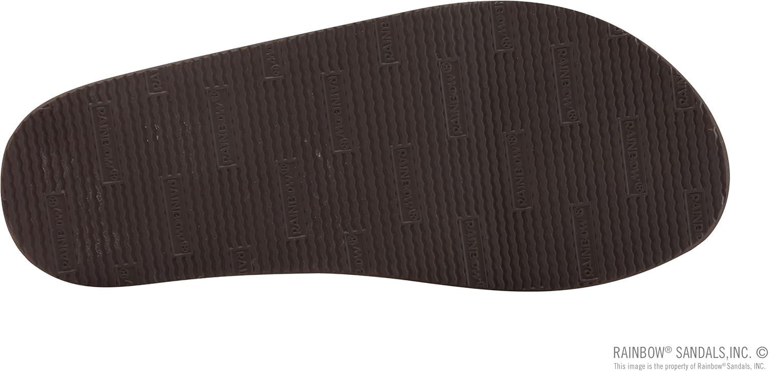 Rainbow Sandals Men’s Double Layer Leather w/Arch Support(Cafe)
