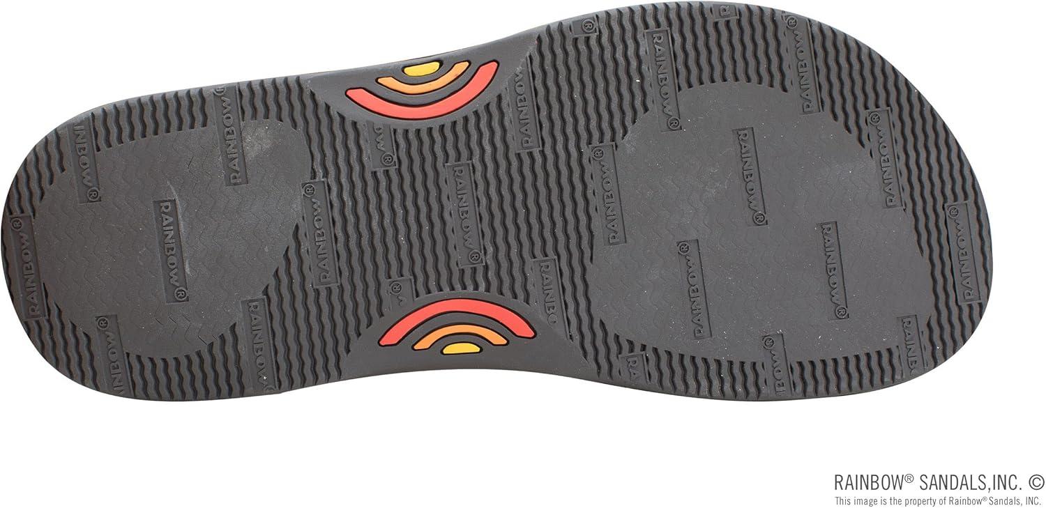 Rainbow Sandals Men’s Mariner Orthopedic Rubber Foot Bed w/Arch Support(Dark Brown)