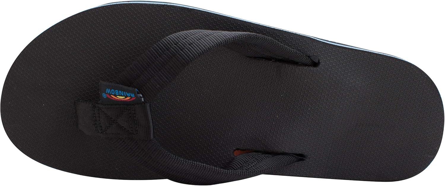 Rainbow Sandals Men’s Single Layer Soft Top 1″ EVA Rubber Filled Nylon Strap(Limited Edition)