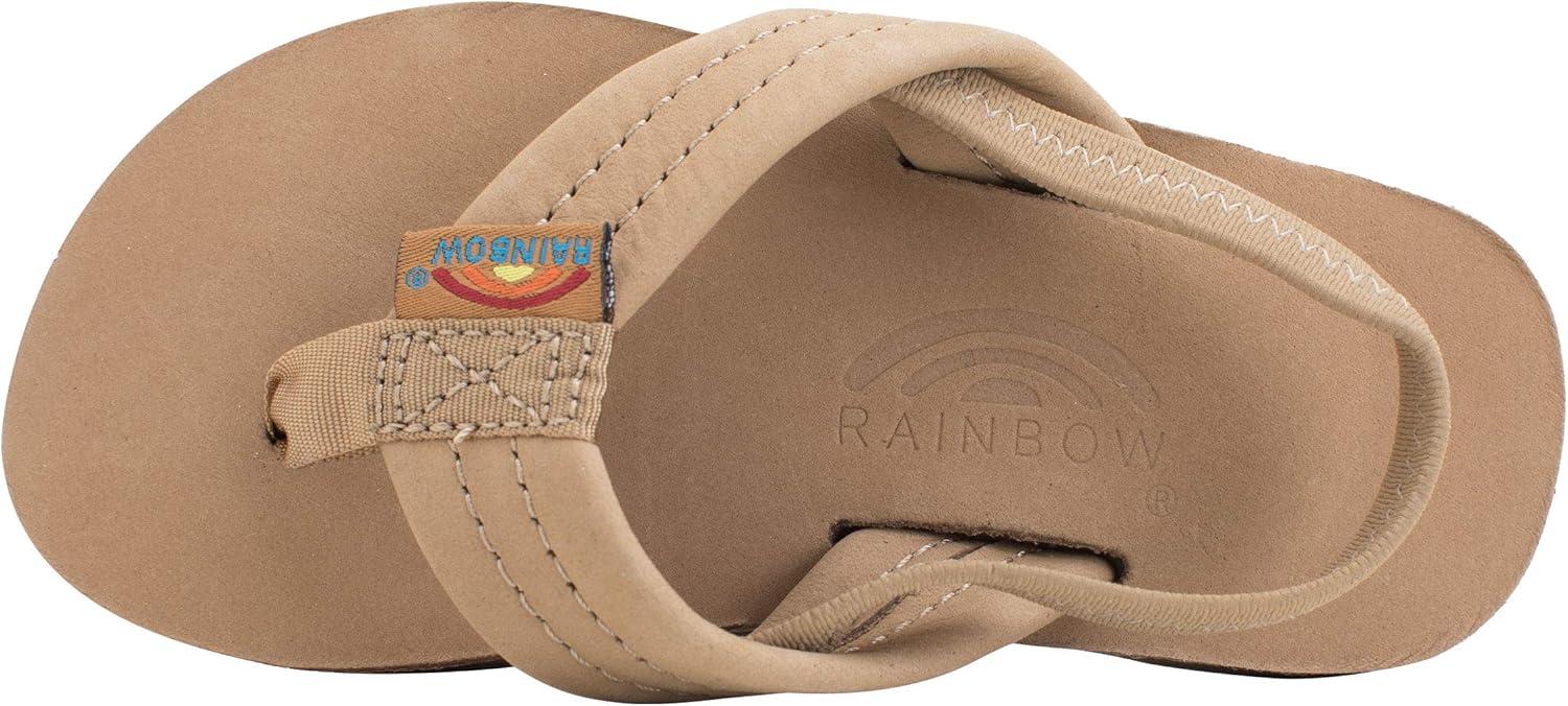 Rainbow Sandals Kid’s Single Layer Premier Leather(Sierra Brown With Backstrap)