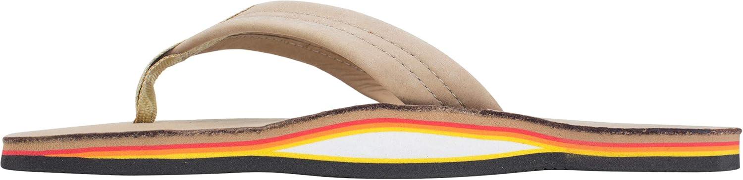 Rainbow Sandals Men’s Single Layer Premier Leather(Sierra Brown/Rainbow)