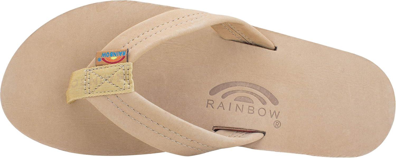 Rainbow Sandals Men’s Single Layer Premier Leather(Sierra Brown/Rainbow)