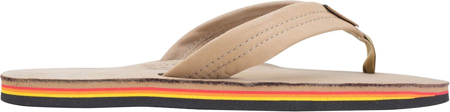 Rainbow Sandals Men’s Single Layer Premier Leather(Sierra Brown/Rainbow)