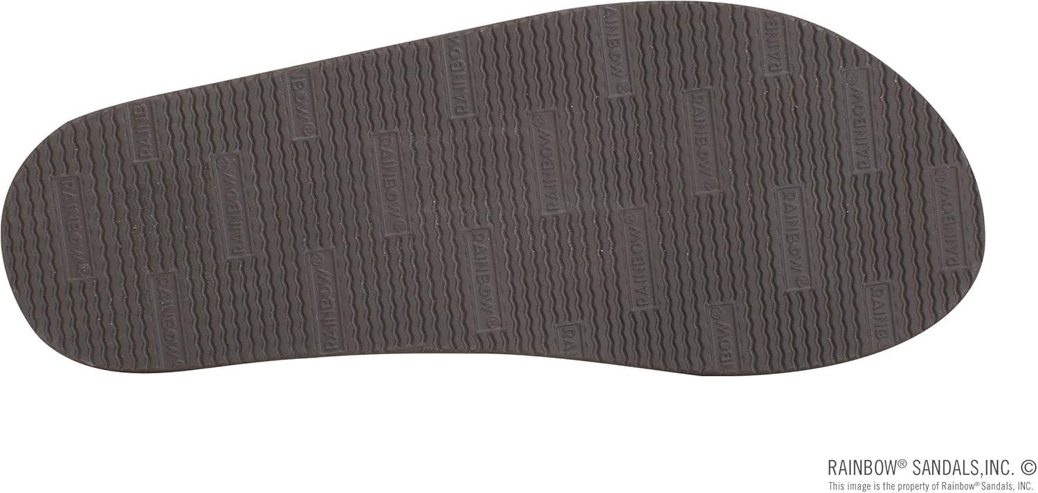 Rainbow Sandals Men’s Double Layer Leather w/Arch Support(Sierra Brown)