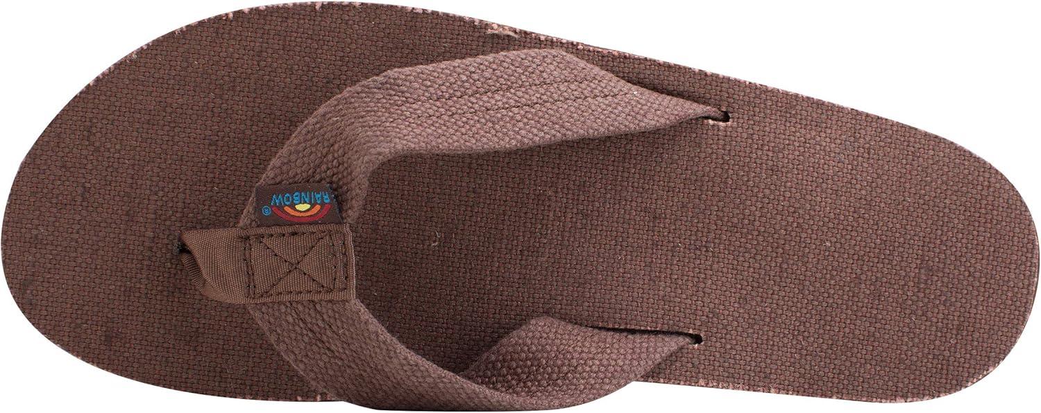 Rainbow Sandals Men’s Double Layer Arch Hemp(Brown)