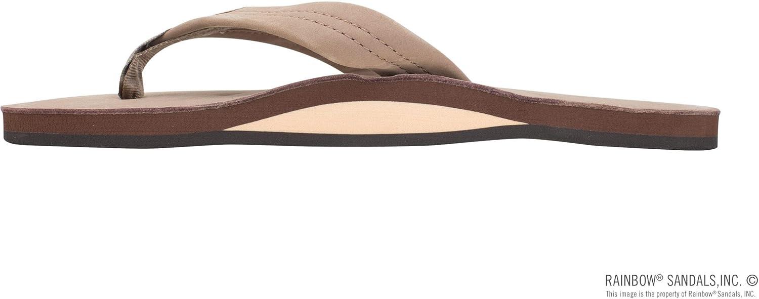 Rainbow Sandals Men’s Single Layer Premier Leather(Dark Brown)