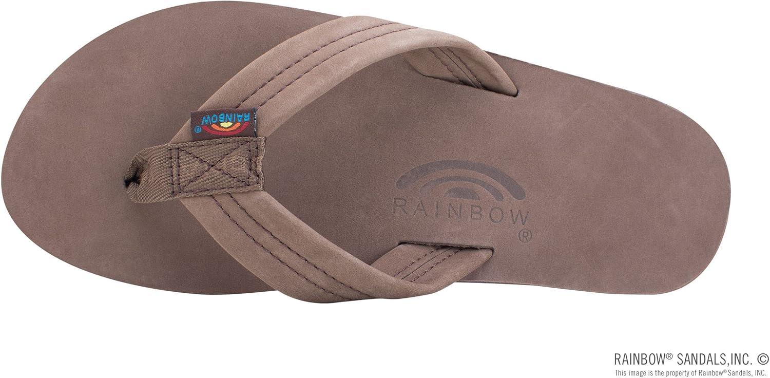 Rainbow Sandals Men’s Single Layer Premier Leather(Expresso)
