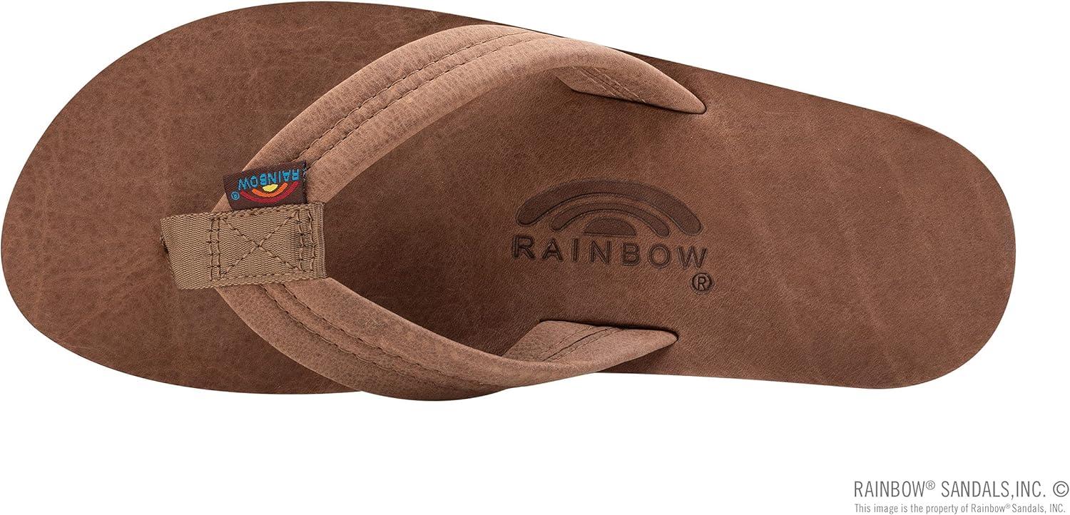 Rainbow Sandals Men’s Double Layer Leather w/Arch Support(Nogales Wood)