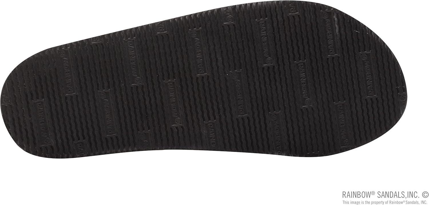 Rainbow Sandals Men’s Double Layer Leather w/Arch Support(Stone Grey)