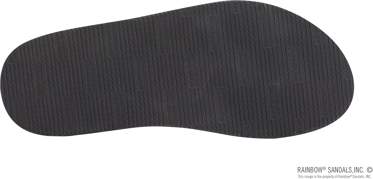 Rainbow Sandals Men’s Double Layer Leather w/Arch Support(Grey)
