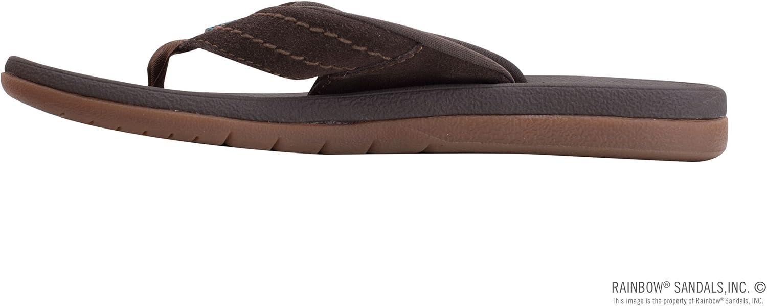Rainbow Sandals Men’s East Cape Molded Rubber Sandal(Dark Brown)