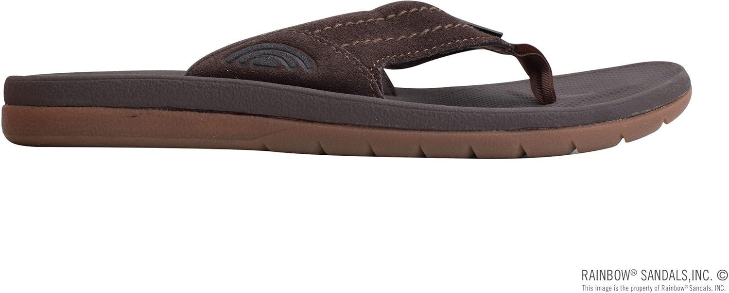Rainbow Sandals Men’s East Cape Molded Rubber Sandal(Dark Brown)