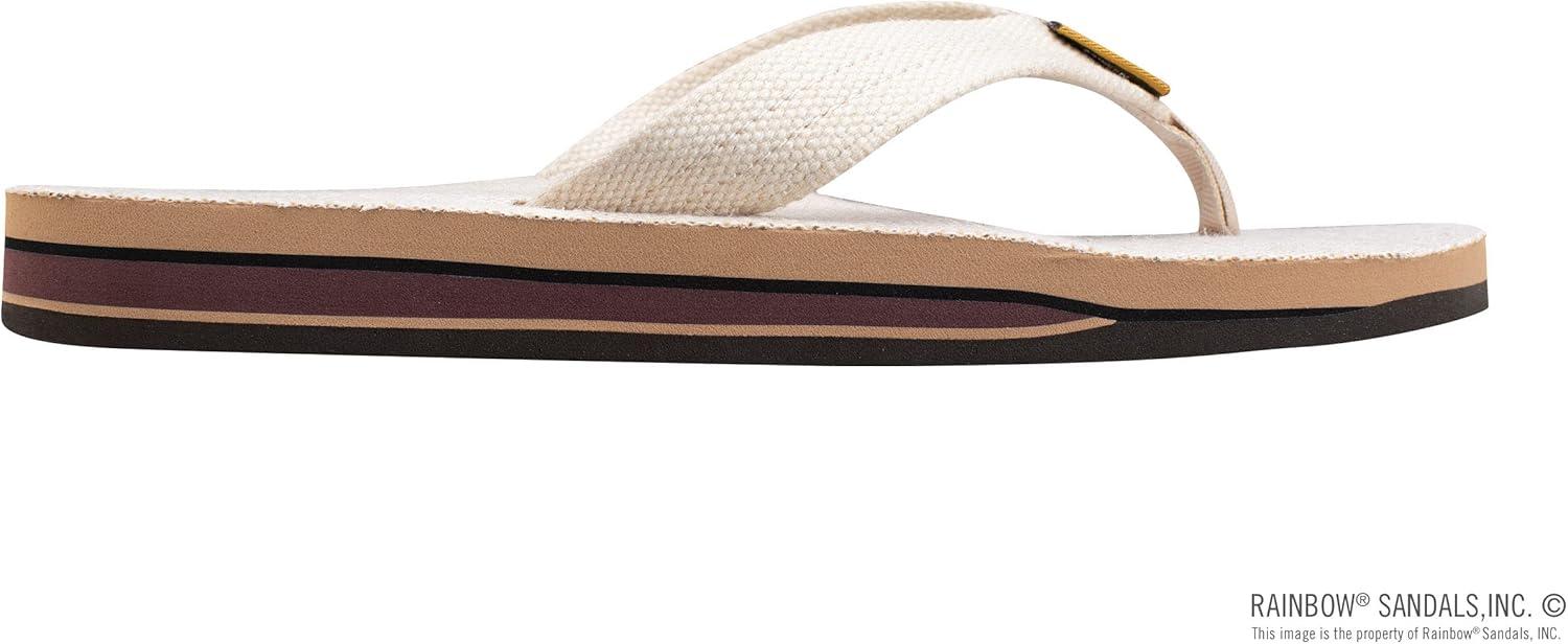 Rainbow Sandals Men’s Double Layer Arch Hemp(Natural Hemp)