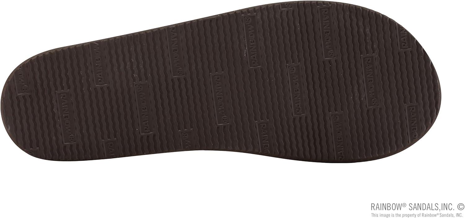 Rainbow Sandals Women’s Single Layer Leather Sandal Narrow Strap(Cinnamon)