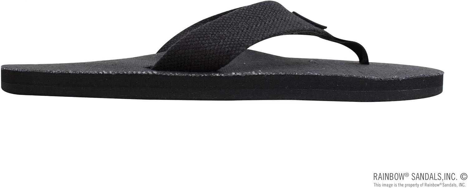 Rainbow Sandals Men’s Hemp(Black)