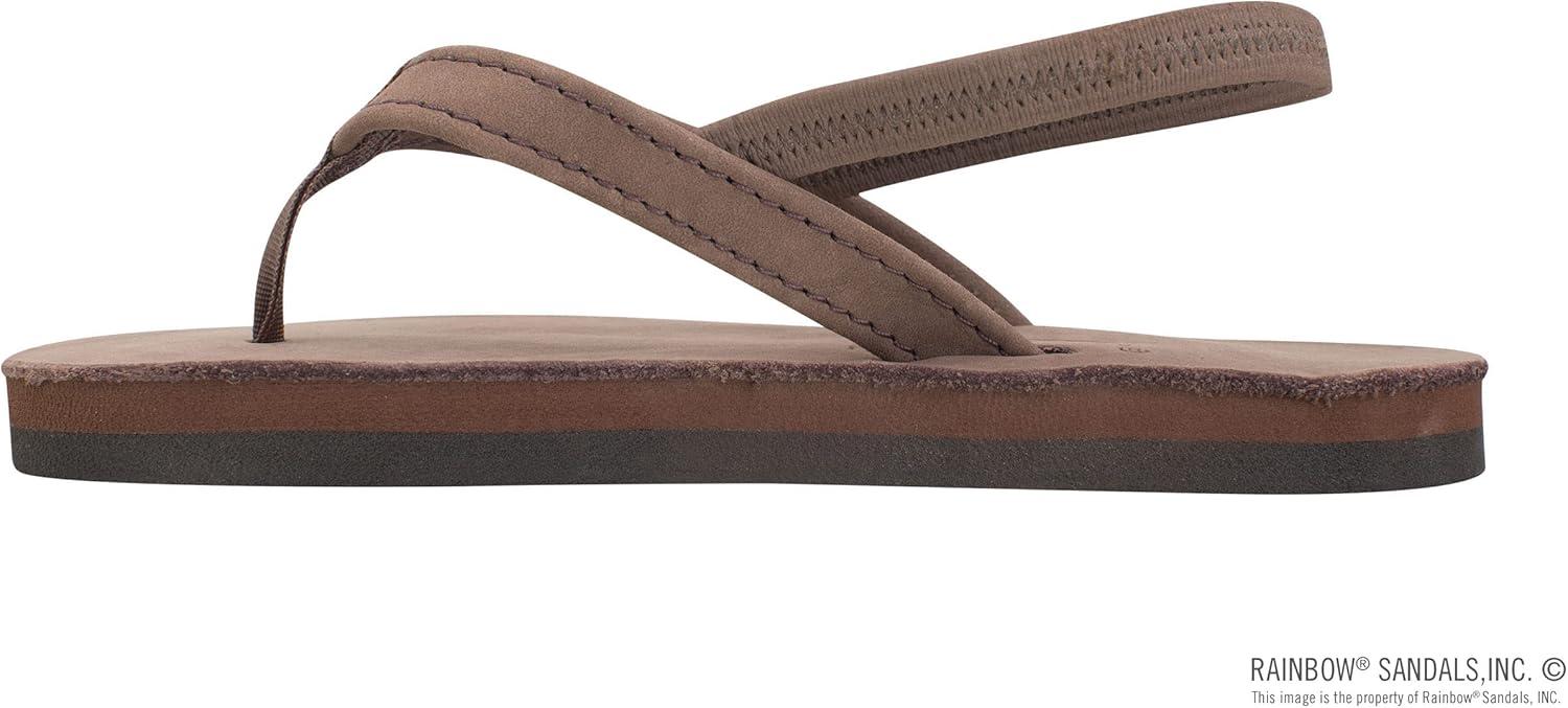 Rainbow Sandals Kid’s Premier Leather Narrow Strap Sierra Brown, Kid’s(Expresso With Backstrap)