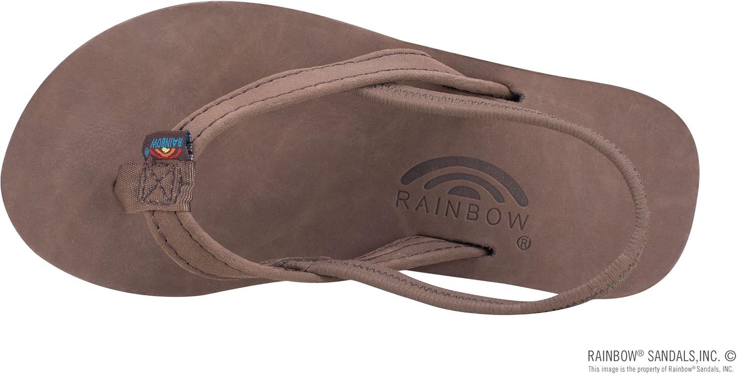 Rainbow Sandals Kid’s Premier Leather Narrow Strap Sierra Brown, Kid’s(Expresso With Backstrap)
