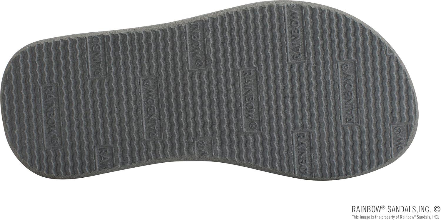 Rainbow Sandals Kid’s Grombow’s Soft Top Rubber w/Neoprene Narrow Strap(Aqua/Grey)