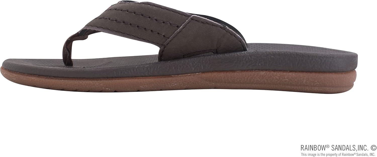 Rainbow Sandals Kid’s Cape Molded Rubber Sandal(Dark Brown)