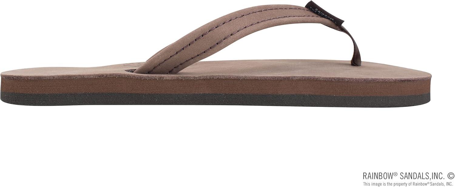 Rainbow Sandals Kid’s Premier Leather Narrow Strap Sierra Brown, Kid’s(Expresso)