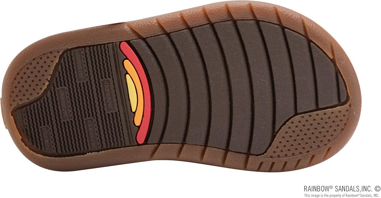 Rainbow Sandals Kid’s Cape Molded Rubber Sandal(Sierra Brown With Backstrap)