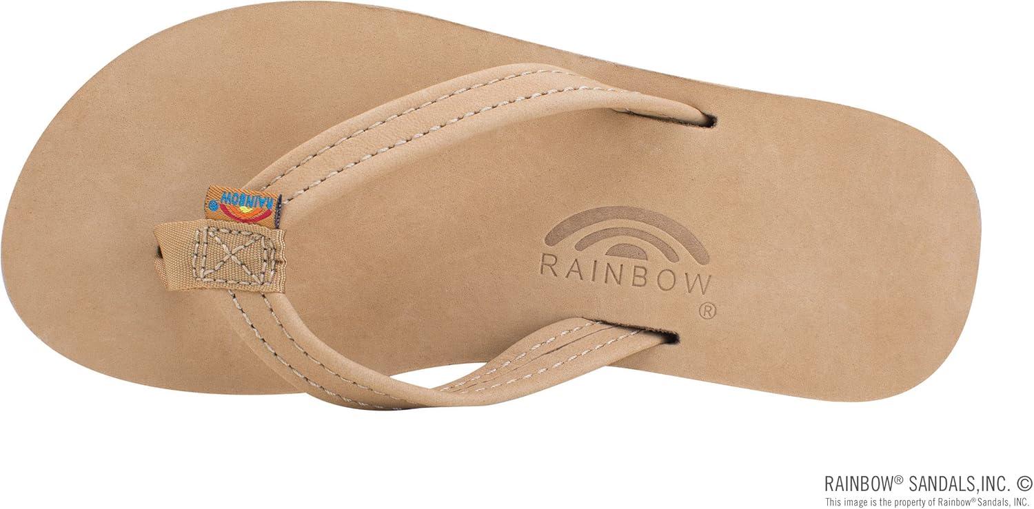 Rainbow Sandals Kid’s Premier Leather Narrow Strap Sierra Brown, Kid’s(Sierra Brown)