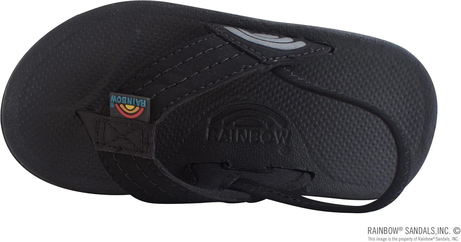 Rainbow Sandals Kid’s Cape Molded Rubber Sandal(Black)