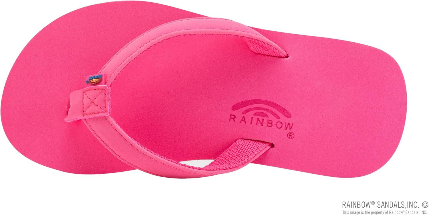 Rainbow Sandals Kid’s Grombow’s Soft Top Rubber w/Neoprene Narrow Strap(Pink)