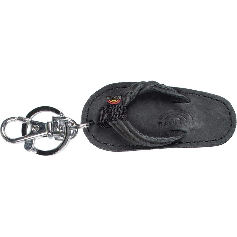 Rainbow Sandals Leather Flirty Braidy Key Chain – Premier Black